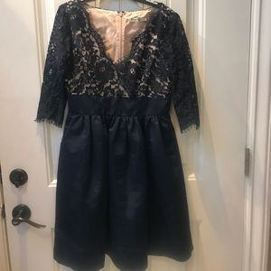 ELIZA J Lace and Feuille COCKTAIL DRESS 💋🥂
